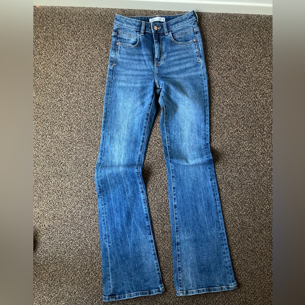 Zara flare bootcut highwaist jeans